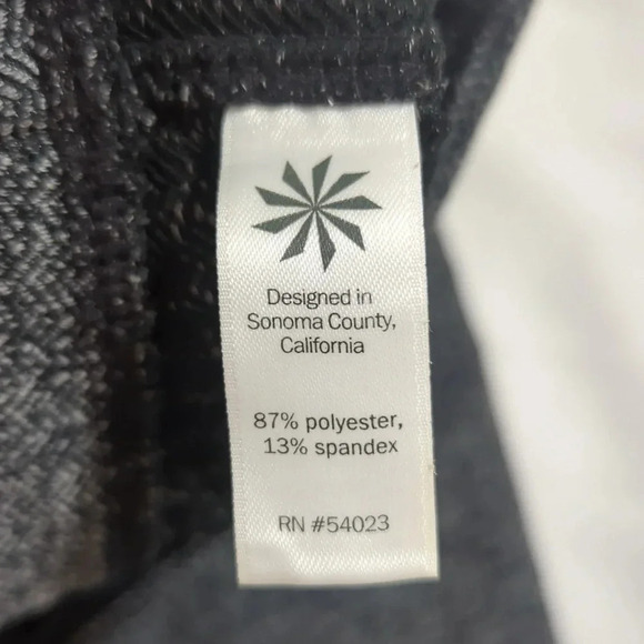 Athleta Herringbone Metro High Waisted Leggings, Color Black/ Gray Size M - Picture 15 of 15